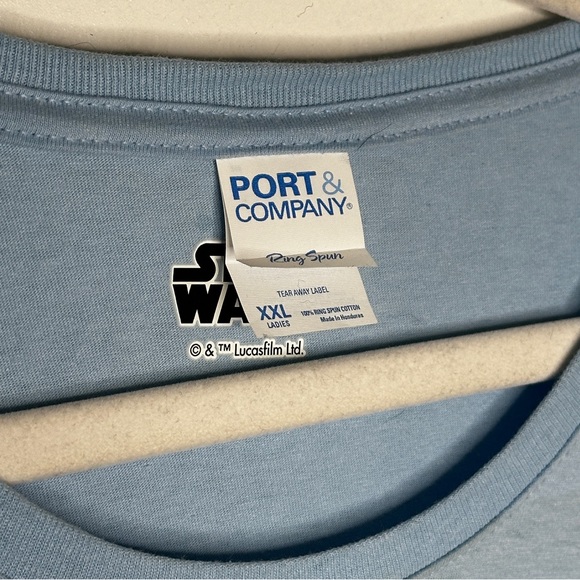 Star Wars Yoda‎ Valentine’s Graphic T-Shirt XXL- "Yoda One For Me" - Light Blue - Picture 6 of 7